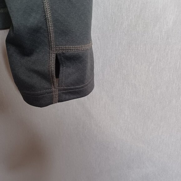 The North Face Flash Dry Top Mens Large Dark Gray 1/4 Zip Long Sleeve Activewear - Picture 5 of 9